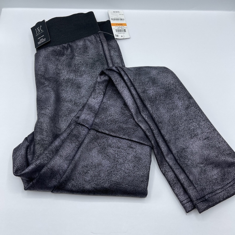INC International Concepts Faux Leather Leggings